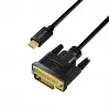 Logilink UA0474 USB 3.2 Gen1 Type-C cable, C/M to DVI-D/M, 1080p/60 Hz, black, 3 m