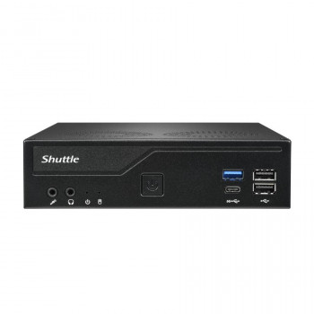 Shuttle DH610V2 XPC Slim Barebone Mini PC, LGA1700, 8 GB DDR5 RAM, black