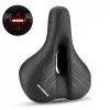 Rockbros 38218916002 MTB Bicycle Saddle with Lamp, black