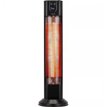 MPM MUG-26 patio carbon fibre infrared heater, black