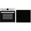 Sharp K-62D19IM0-EU built-in electric oven with hob, black