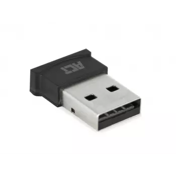 ACT USB Bluetooth Adapter, Wireless, USB, Bluetooth, 3 Mbit/s, Black
