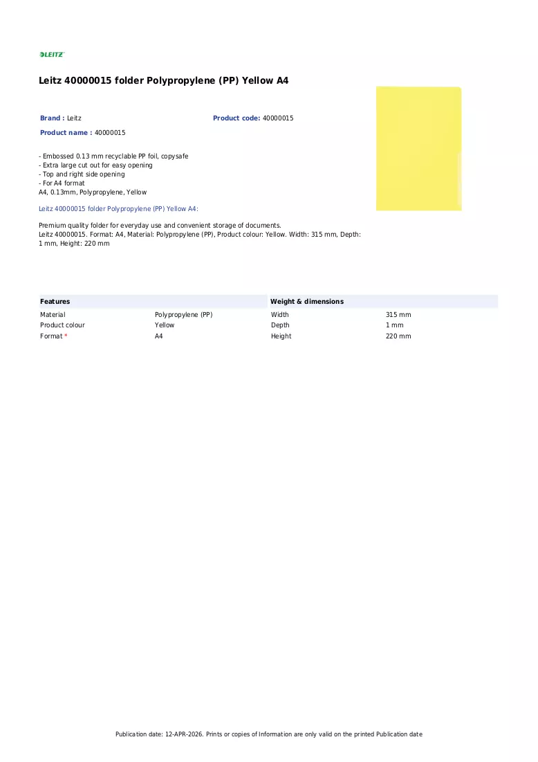 Leaflet